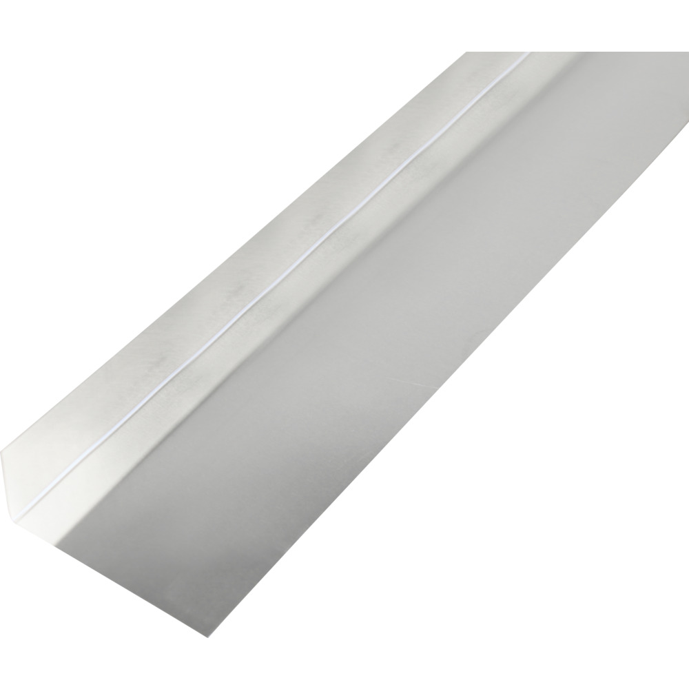 Glattblech, gekanntet, L-Form, Aluminium natur 68x30mm  1m lang image number 0