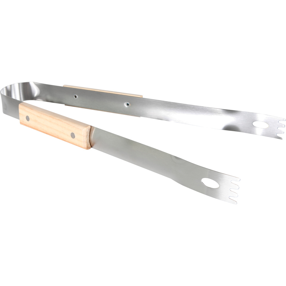 Grillzange Edelstahl mit Holzgriff image number 0