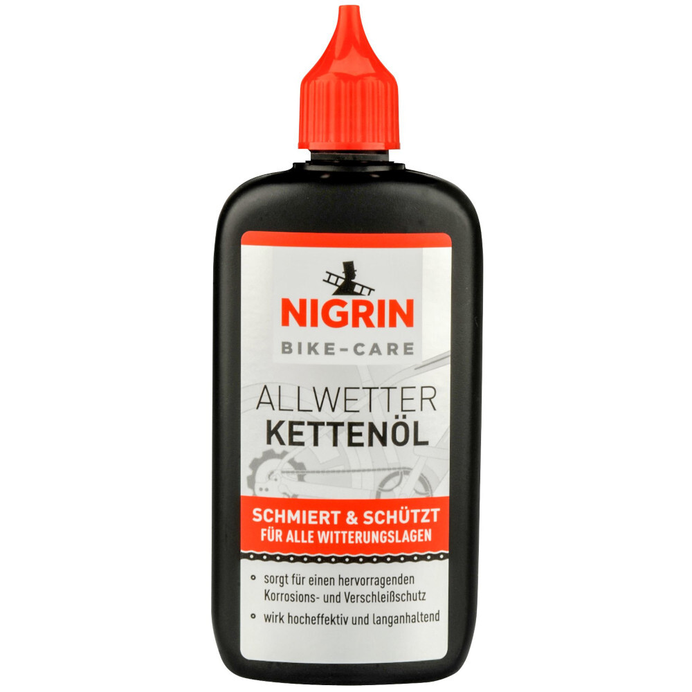 Nigrin Fahrrad Kettenöl Allwetter, 100 ml