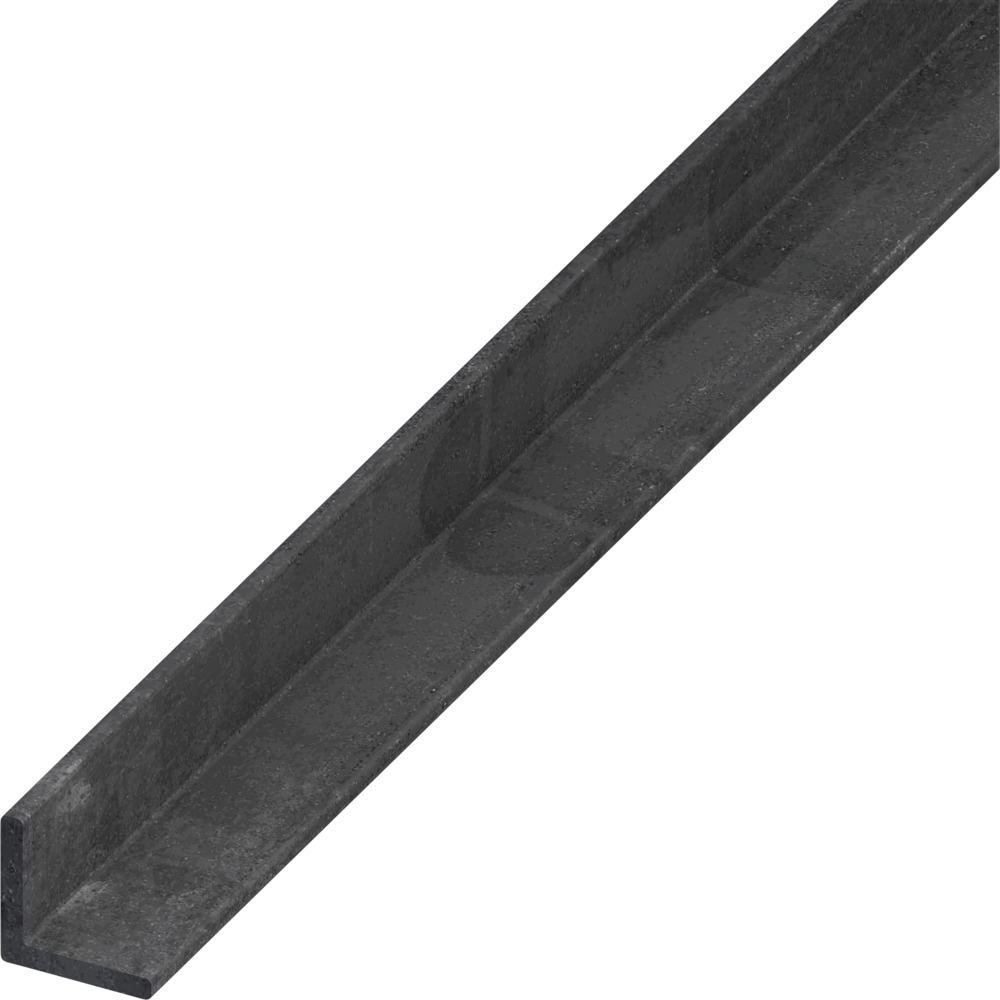 Winkelprofil gleichschenklig 100 x 2,5 cm aus warmgewalztem Stahl image number 0