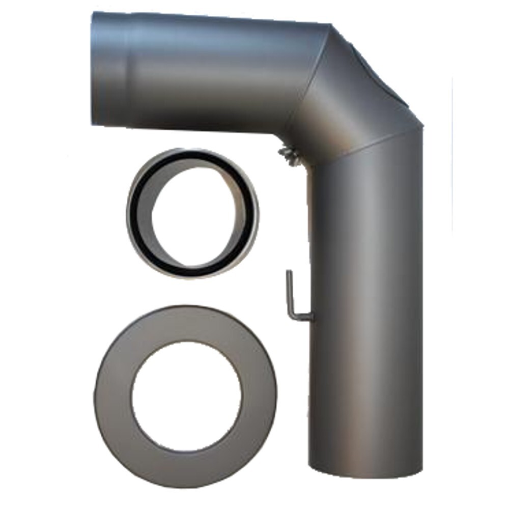 Winkelrohr-Set Ø 150 mm senotherm lackiert