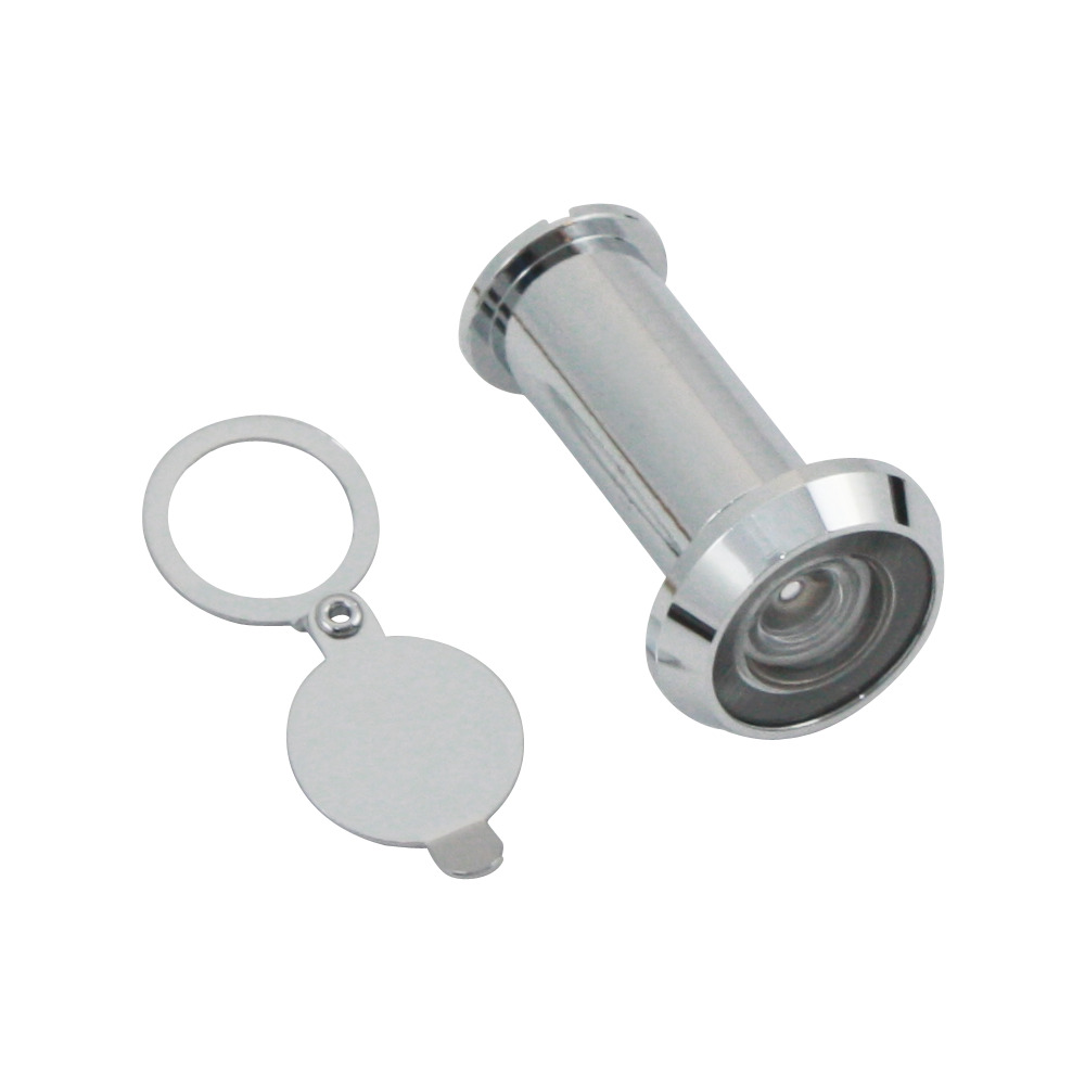 ISEO Tür-Spion mit Klappe Ø14 mm 180° verchromt