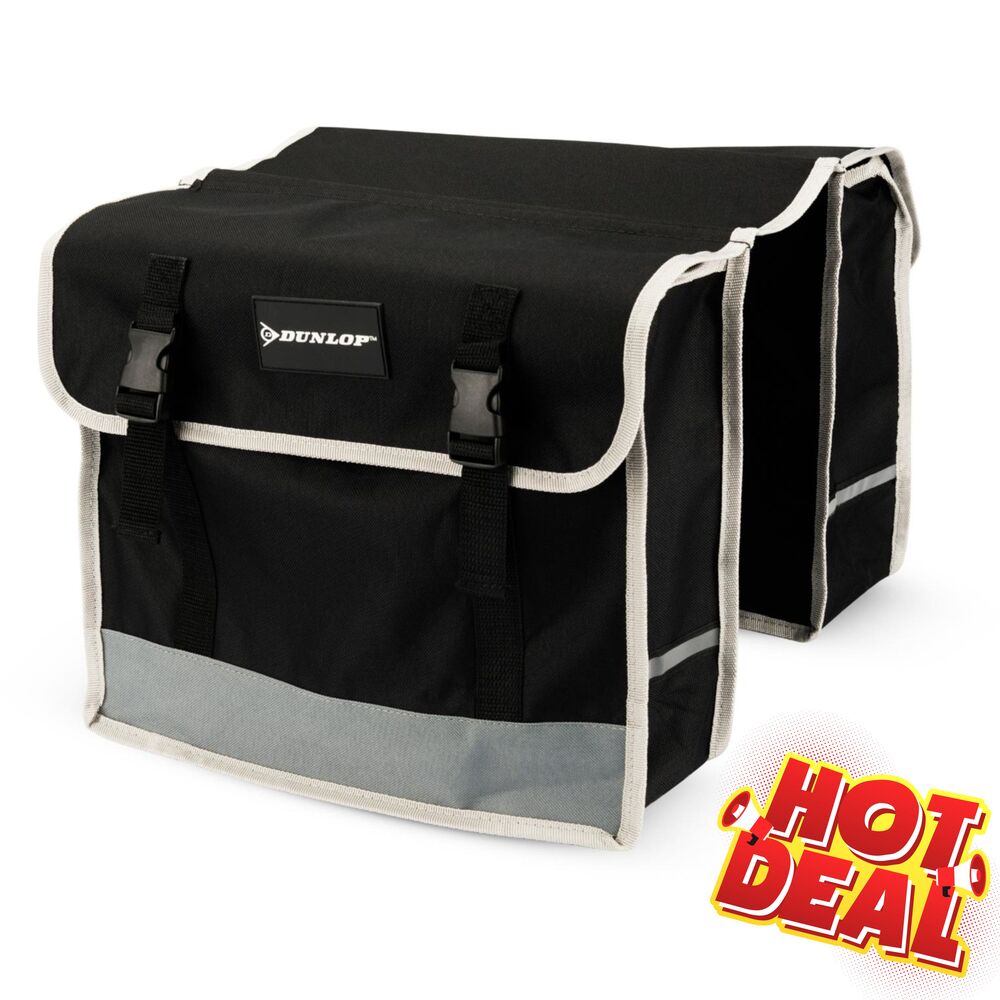Dunlop Fahrradtasche Doppel wasserdicht 2 x 13 Liter
