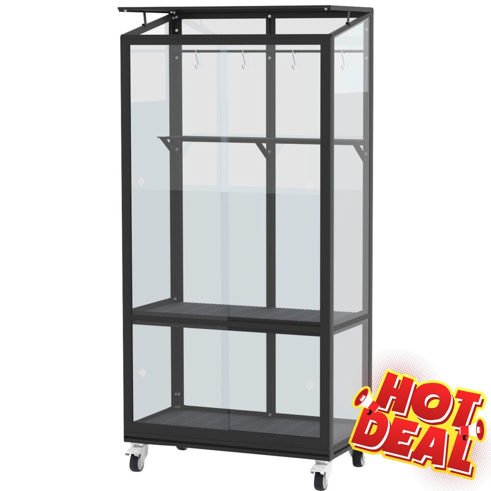 Vitavia Balkon-Gew&auml;chshaus "Stad" mit Rollfundament