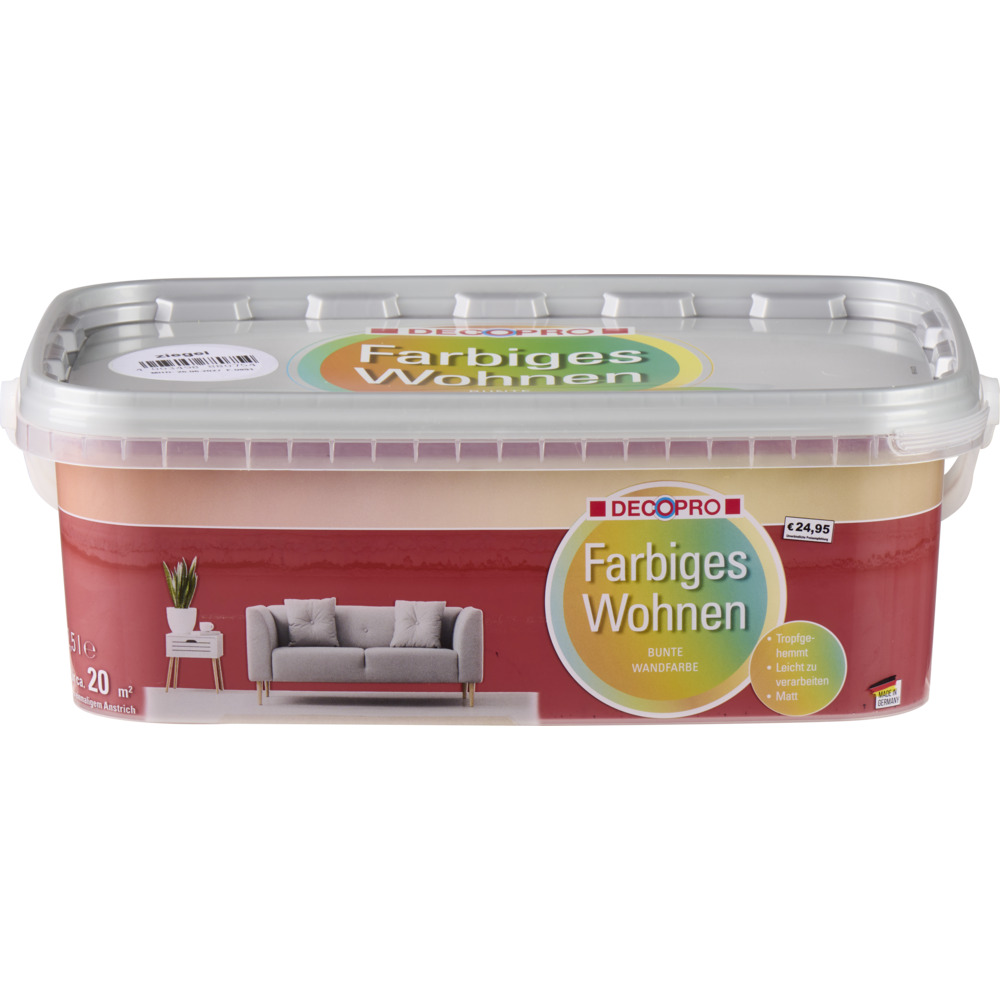 DECOPRO Farbiges Wohnen Ziegel 2,5 L image number 2