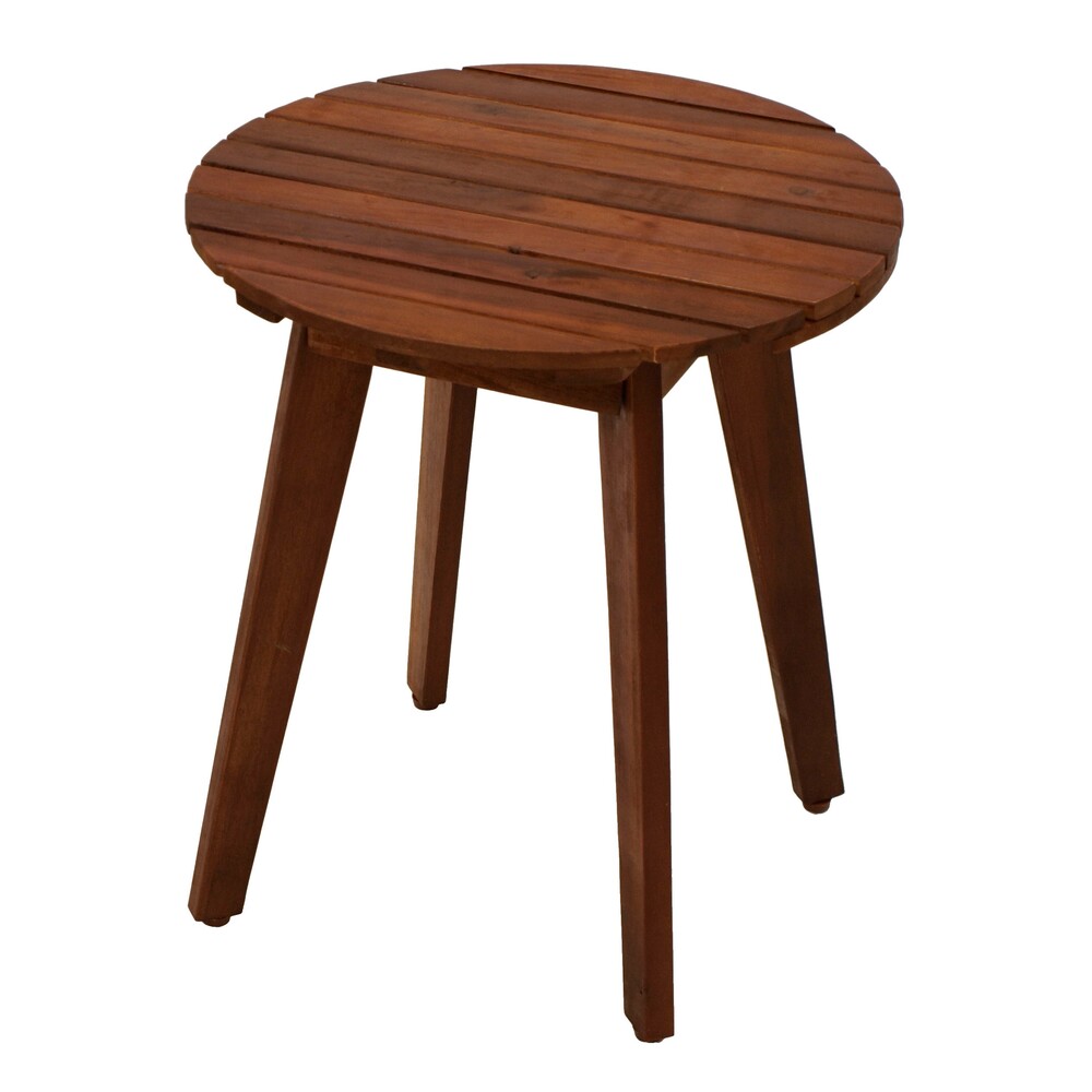 Beistelltisch rund Ø 40 cm Akazie geölt image number 0