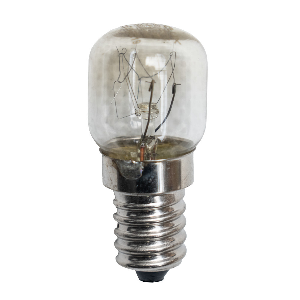 Backofenlampe klar in Tropfenform mit 15 W und E14 Sockel