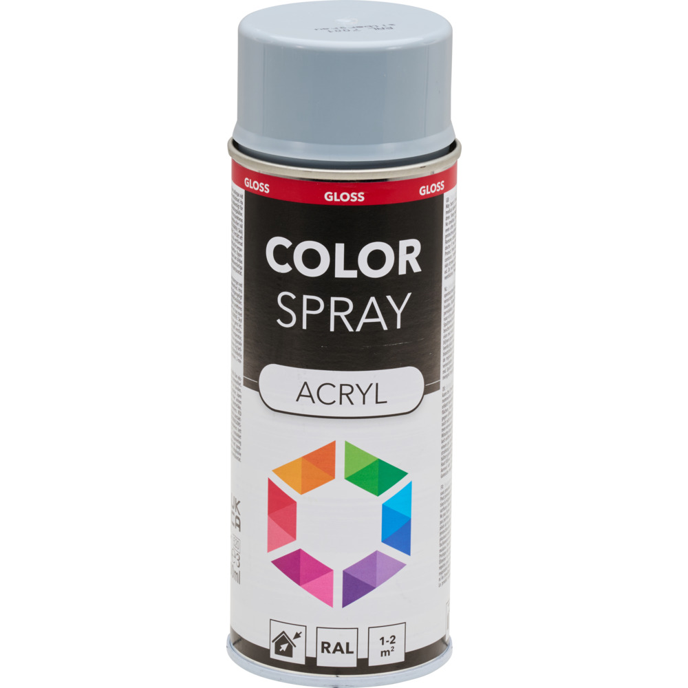 Lackspray glänzend 400 ml Acryl RAL 7001 silbergrau image number 1