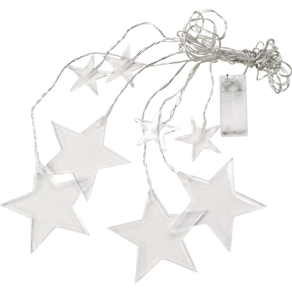 LED-Lichterkette mit 8 LED-Sternen