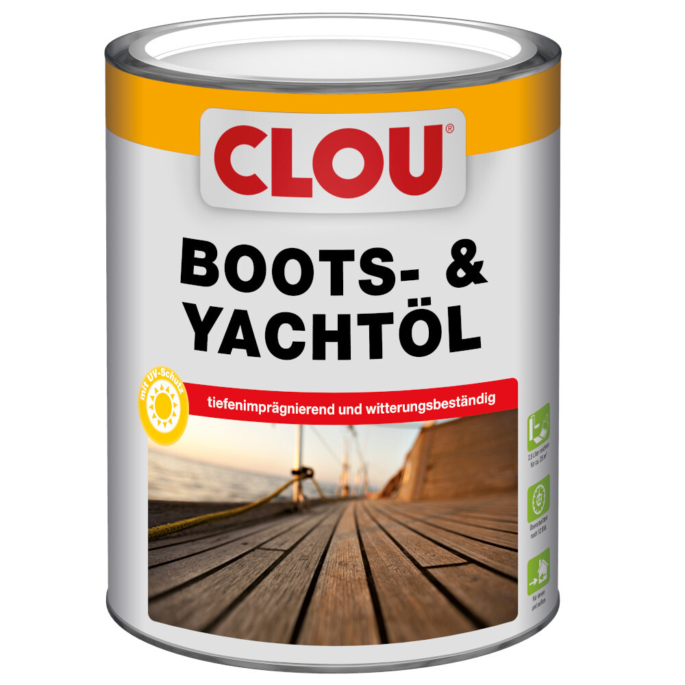 Clou Boots- & Yachtöl transparent 2,5 L