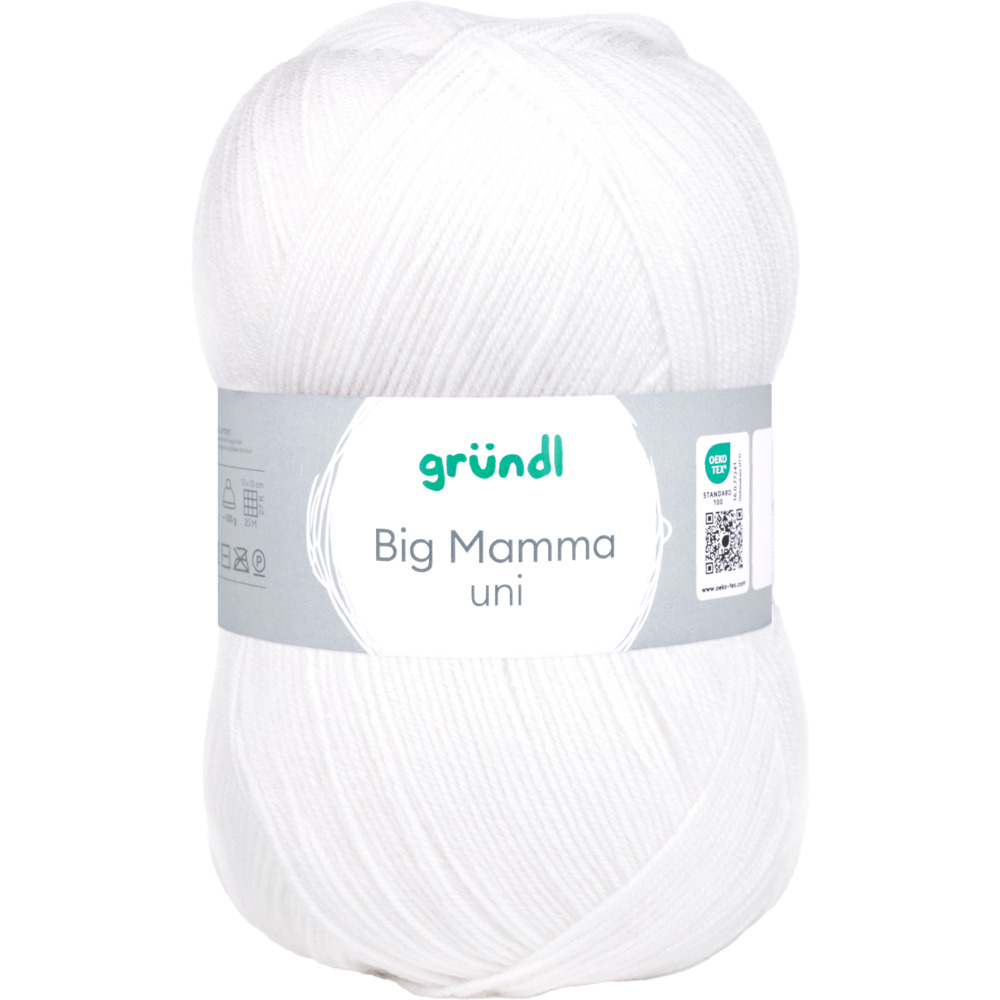 Big Mama Garn 400 g weiß