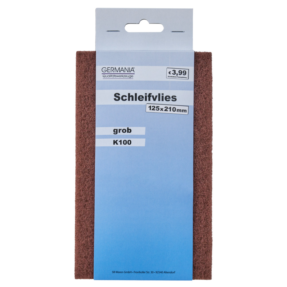 GERMANIA® Schleifvlies K100 grob 125 x 210 mm