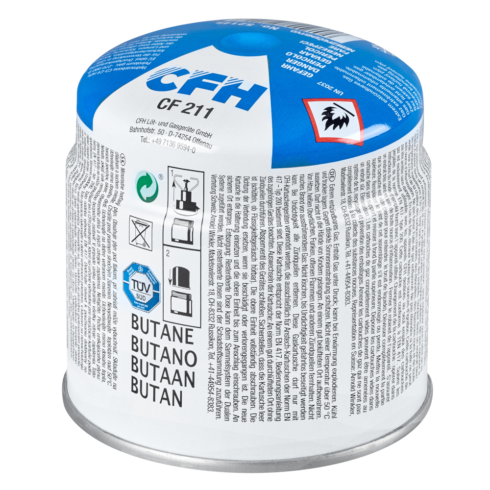 CFH Stechkartusche Butan Gas 190 g