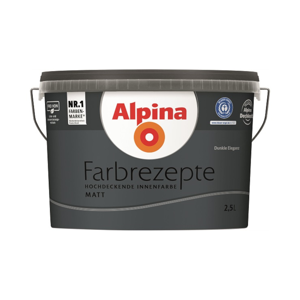 Alpina Farbrezepte Dunkle Eleganz matt 2,5 Liter image number 0