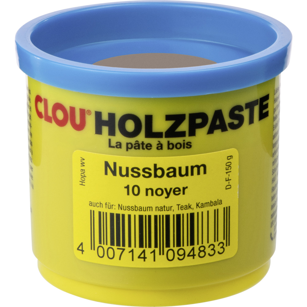 CLOU Holzpaste-Dose Holzreparaturmasse Nr.10 nussbaum image number 0