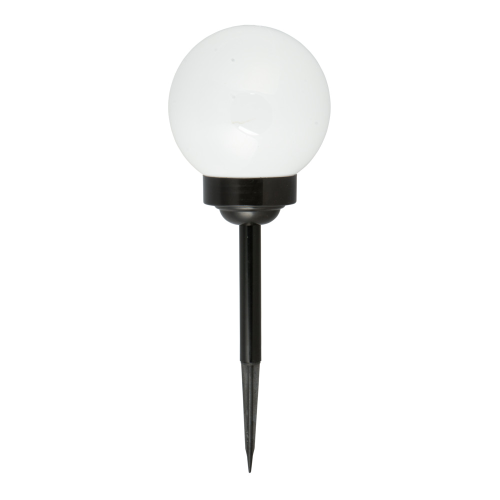 LED Solarkugelleuchte Ø 30 cm mit Bodenspieß image number 0