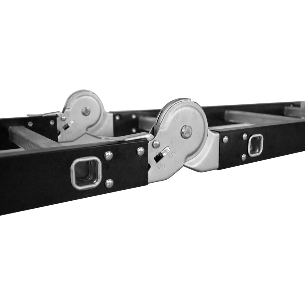 Mehrzweckleiter Aluminium und Stahl 4x3 mit Plattform image number 2