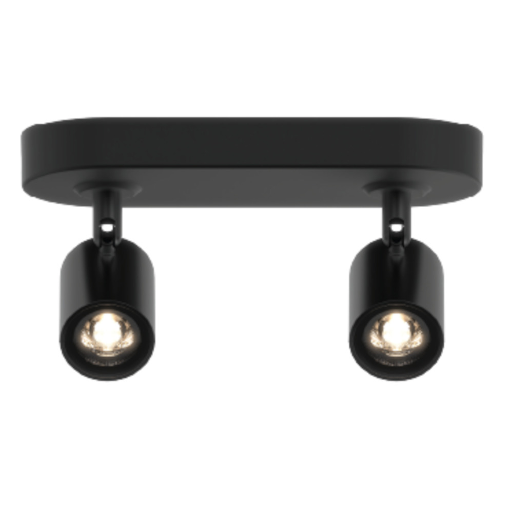 LED-Spot-Leuchte 2-flammig schwarz