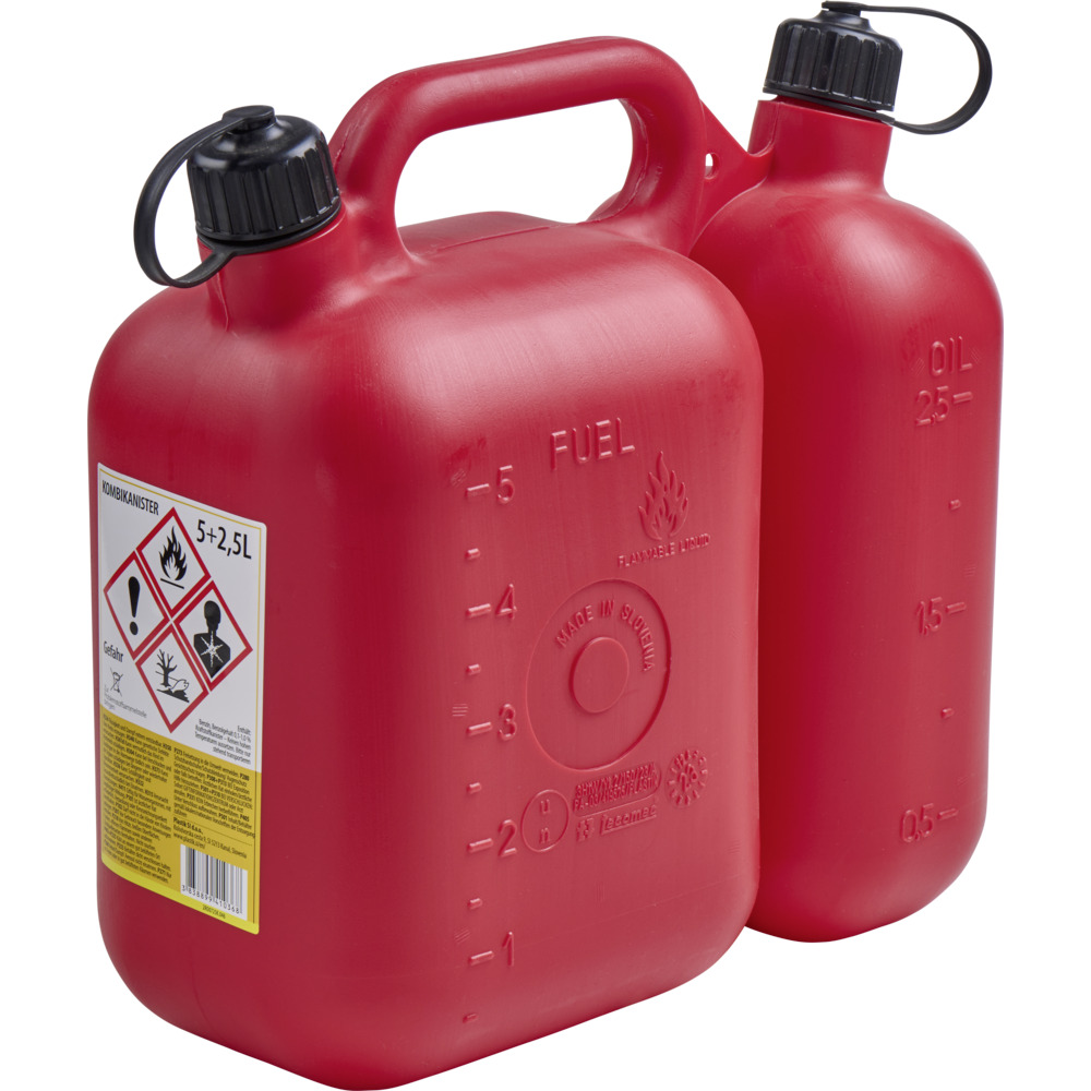 Reservekanister 5+2,5 Liter mit Ausgießer