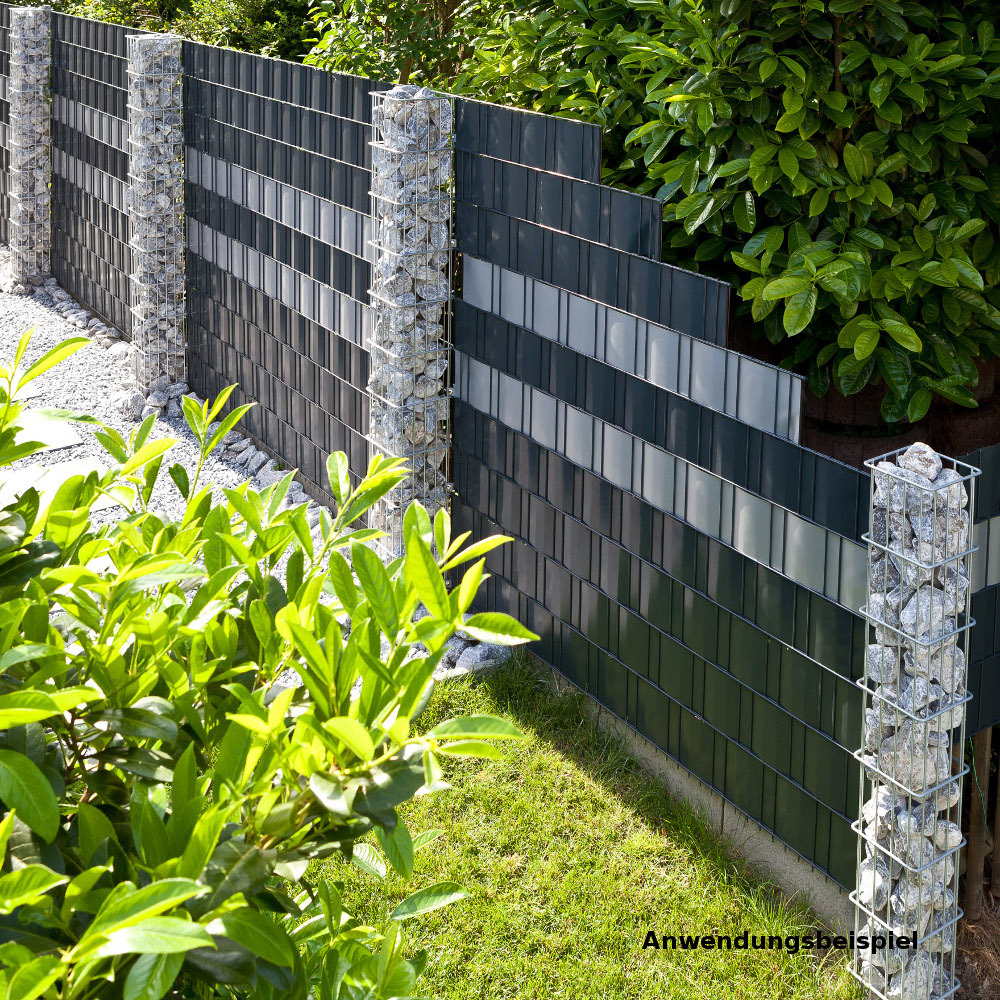 Zaun Sichtschutz und Windschutz A1-Blickdicht 2 Rollen mit Klemmschienen image number 5