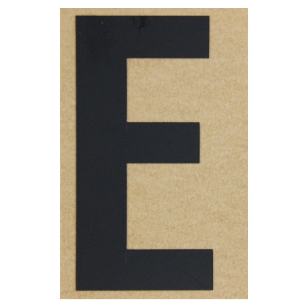 Klebebuchstabe E 100 mm schwarz