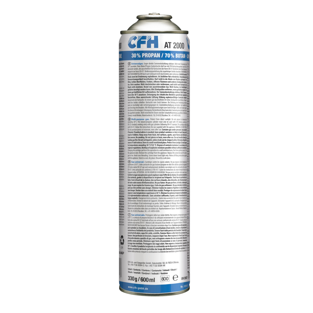 CFH Universalgas AT2000 Propan-Butan 330 g