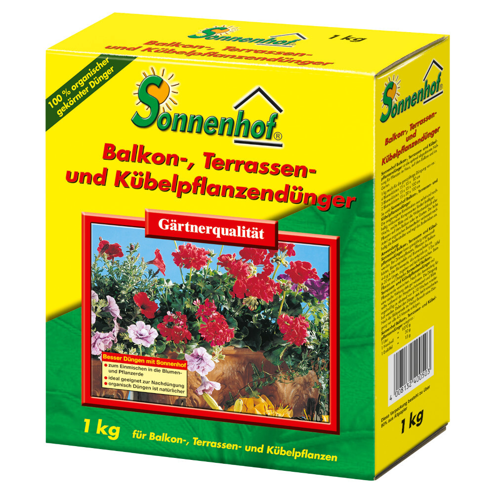 Dünger für Balkon-, Terrasse- und Kübelpflanzen 1 kg image number 0