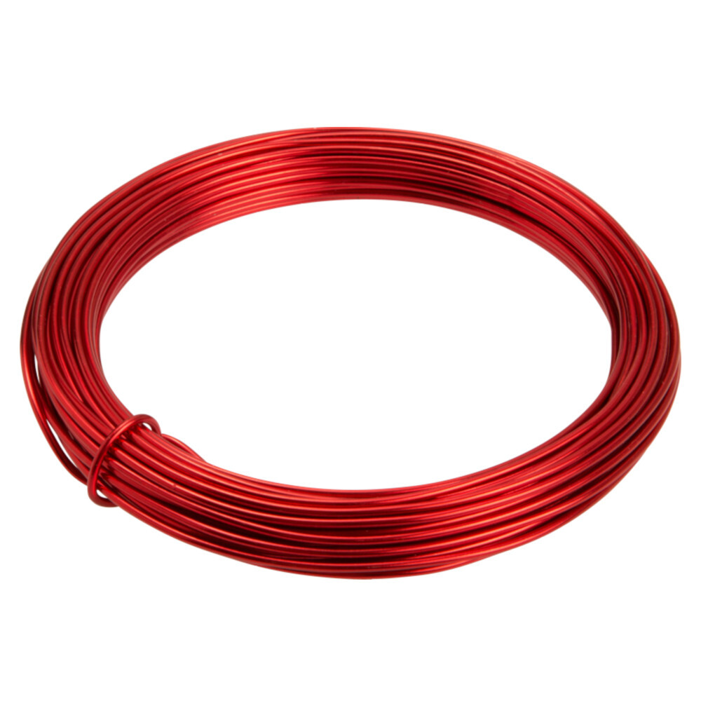 Bindedraht 12 m rot, aus Aluminium image number 0