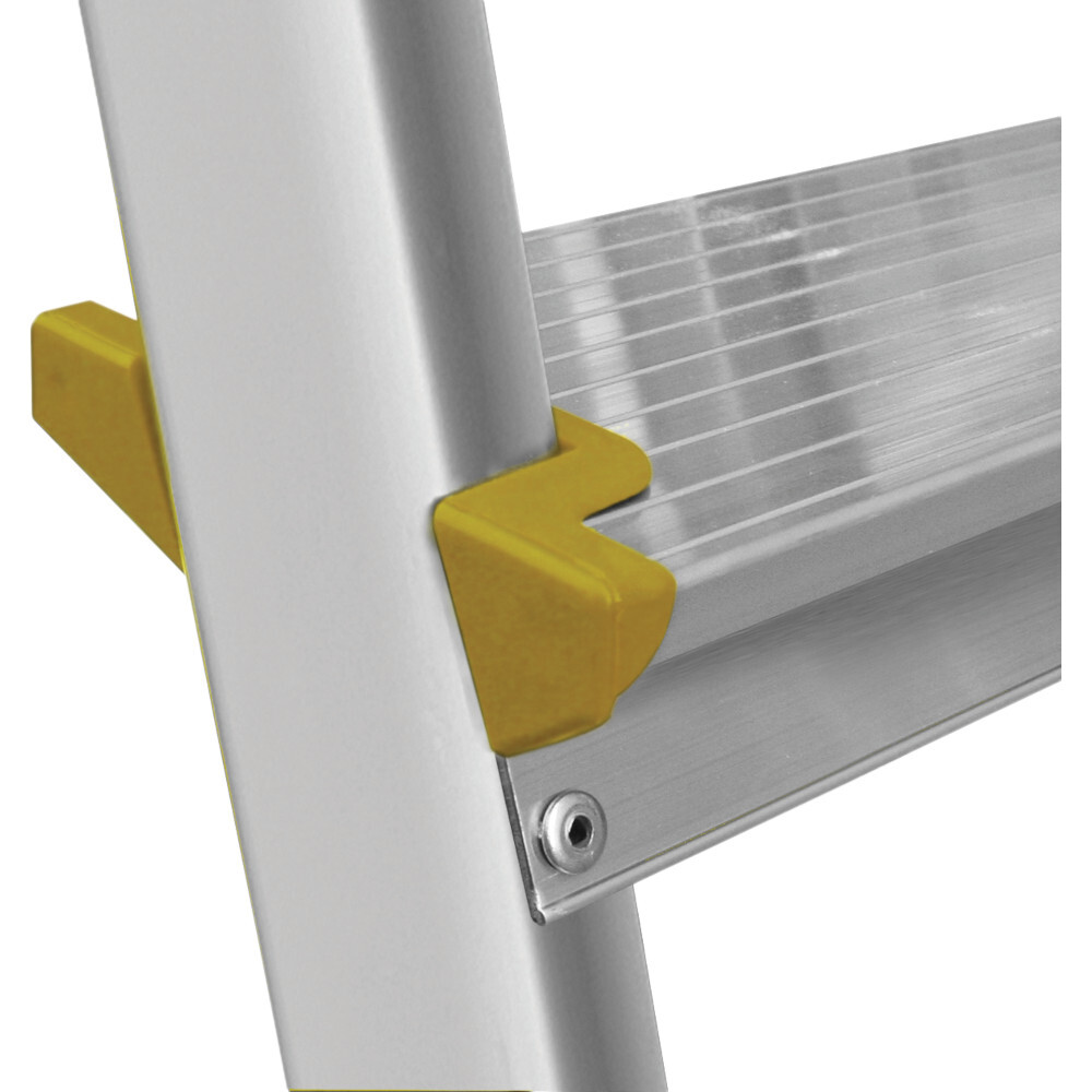 Stehleiter 3-stufig aus Aluminium mit 60 cm Haltebügel image number 3