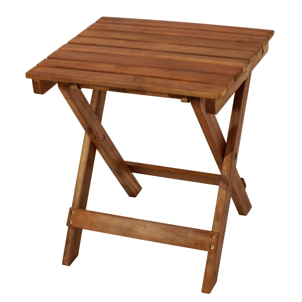 Klapp-Beistelltisch 38 x 43 x 47,5 cm Akazie image number 0