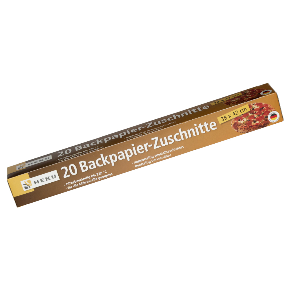 Backpapier Zuschnitte beschichtet