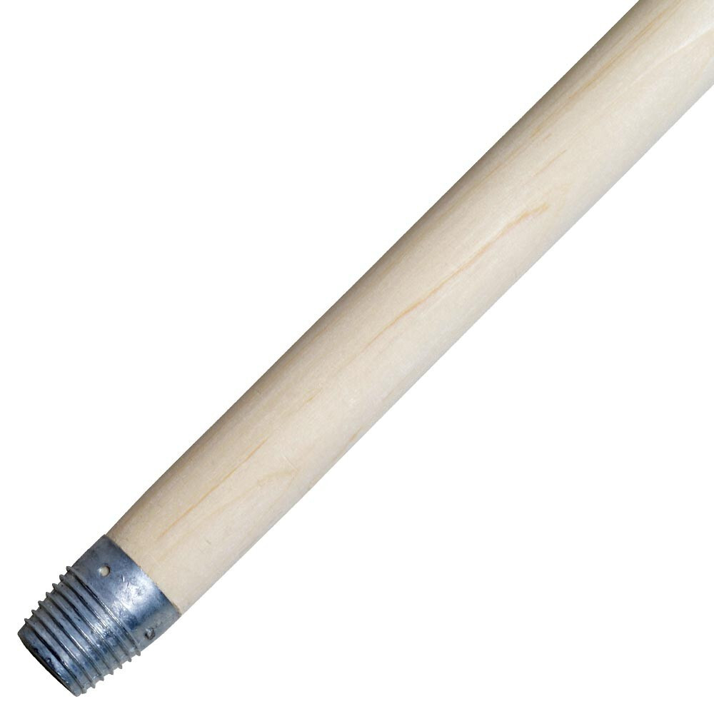 Gerätestiel 120 cm aus Holz mit Gewinde image number 1