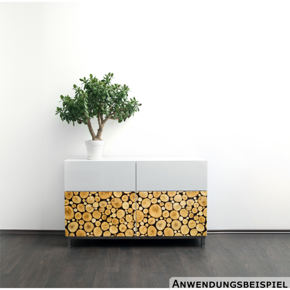 Klebefolie 200 x 45 cm mit Baumscheibenmotiv image number 1