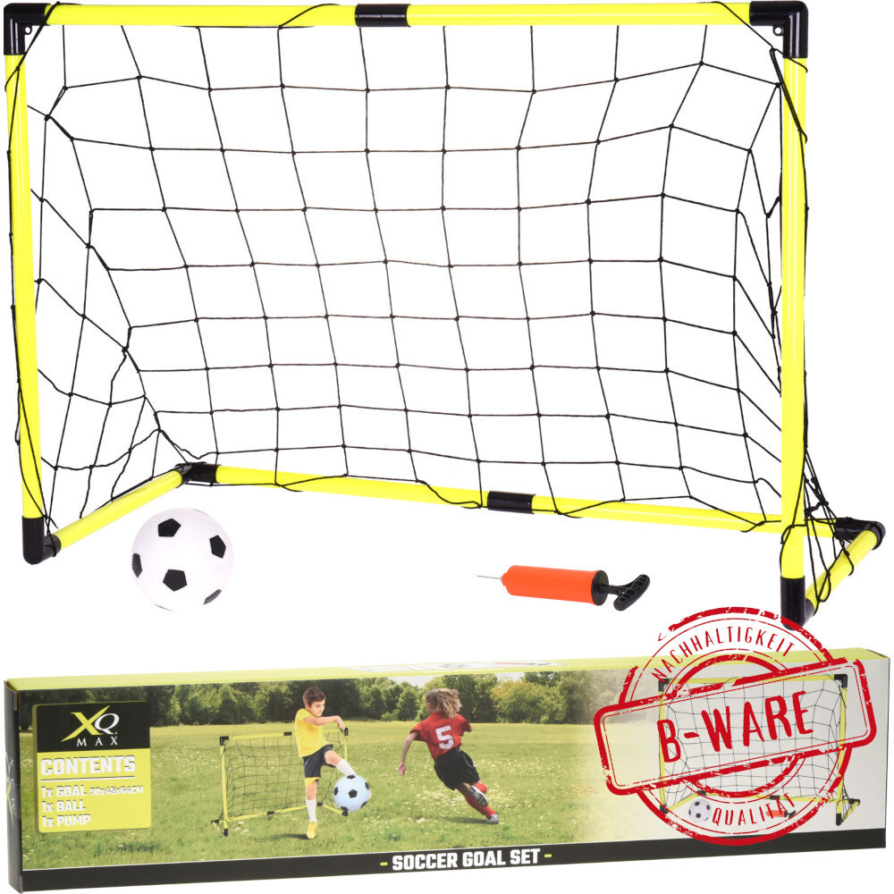Fußballtor-Set 3-teilig mit Fußball und Pumpe - B-Ware