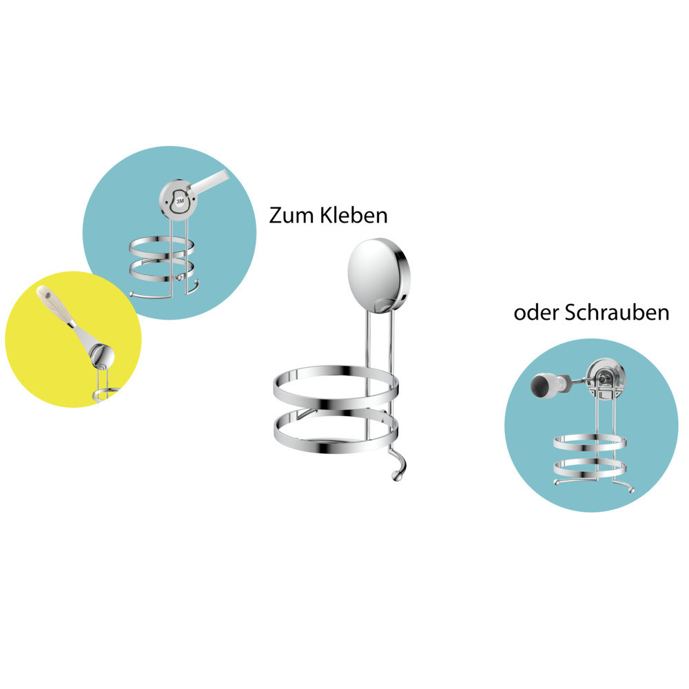 Haartrockner-Halter 110 x 100 x 150 mm image number 2