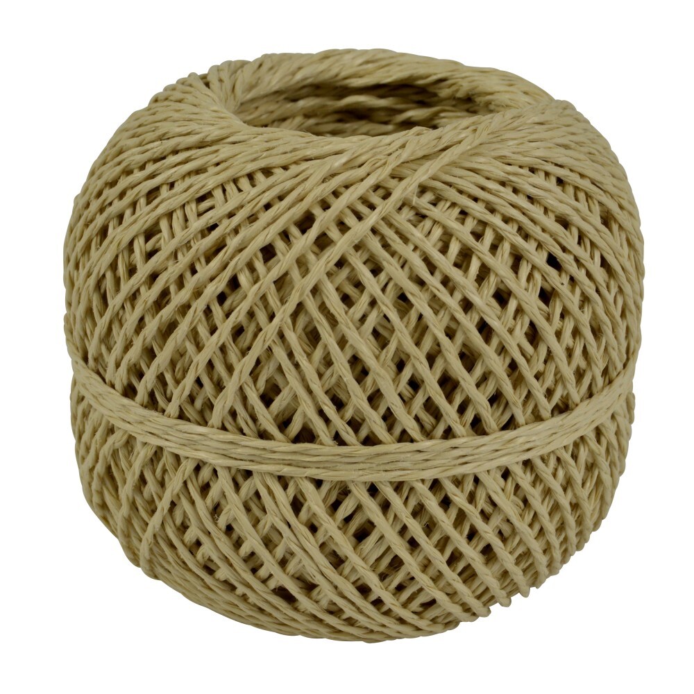 Bindfaden-Knäuel, PP-Spinnfaser, beige-natur image number 0