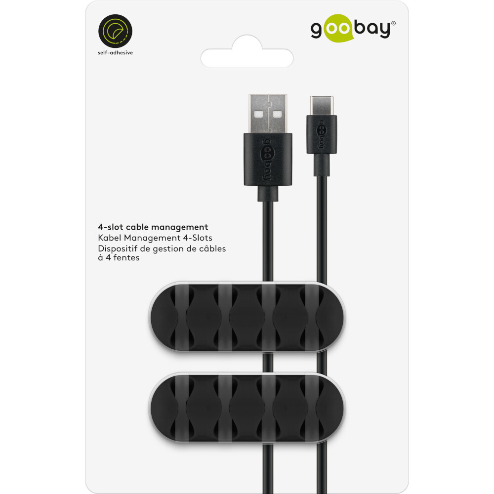 Kabel Management mit 4-Slots im 2-er Set image number 4