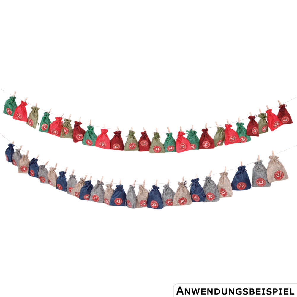 Adventskalender zum Befüllen mit Säckchen image number 1