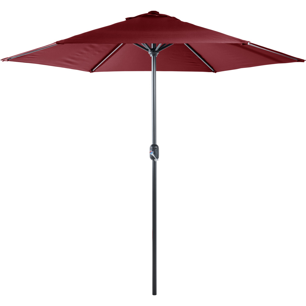 Sonnenschirm Ø 250 cm in bordeaux