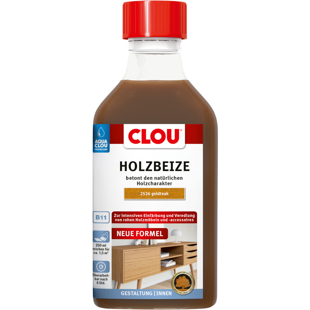 Aqua Clou Holzbeize Goldteak 250 ml