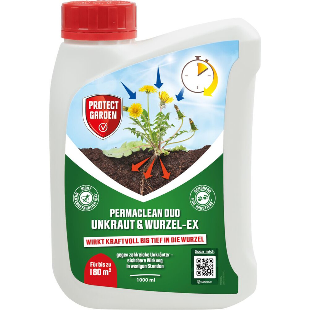 Protect Garden Permaclean AF Duo Unkraut und Wurzel-Ex 1 Liter Konzentrat