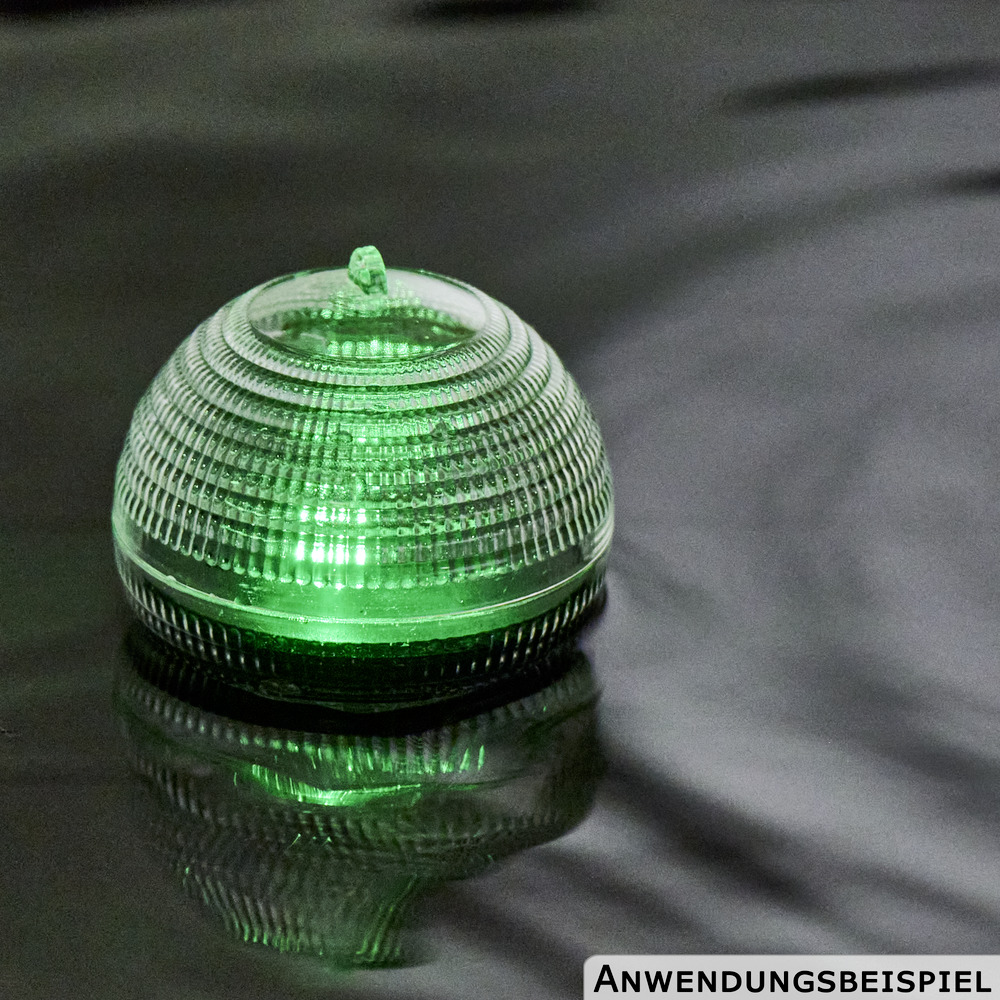 LED Solar Schwimmkugel Ø 8 cm aus Kunststoff mit Farbwechsel image number 7
