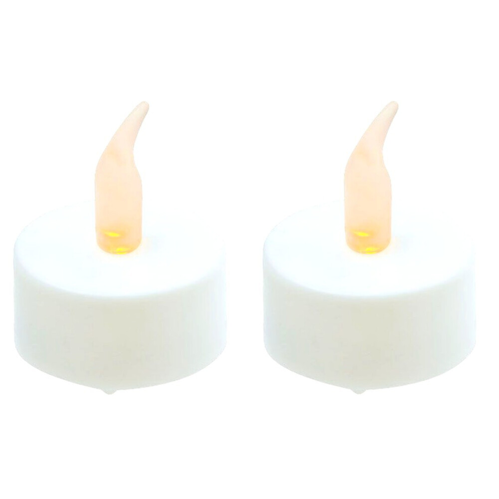 LED-Teelichter-Set 2 Stück mit CR2032 Knopfzellen