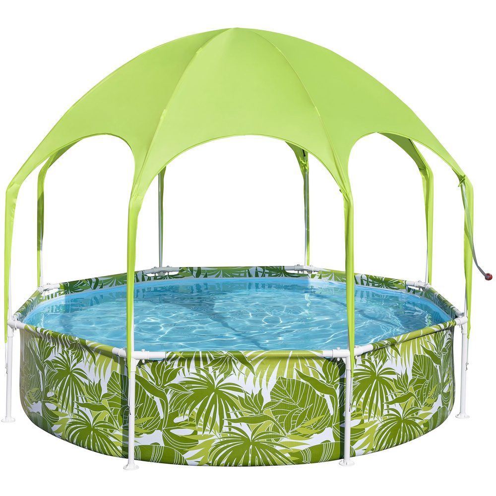 Bestway&reg; Steel Pro Frame Pool mit Dach &Oslash; 244 x 51 cm image number 1
