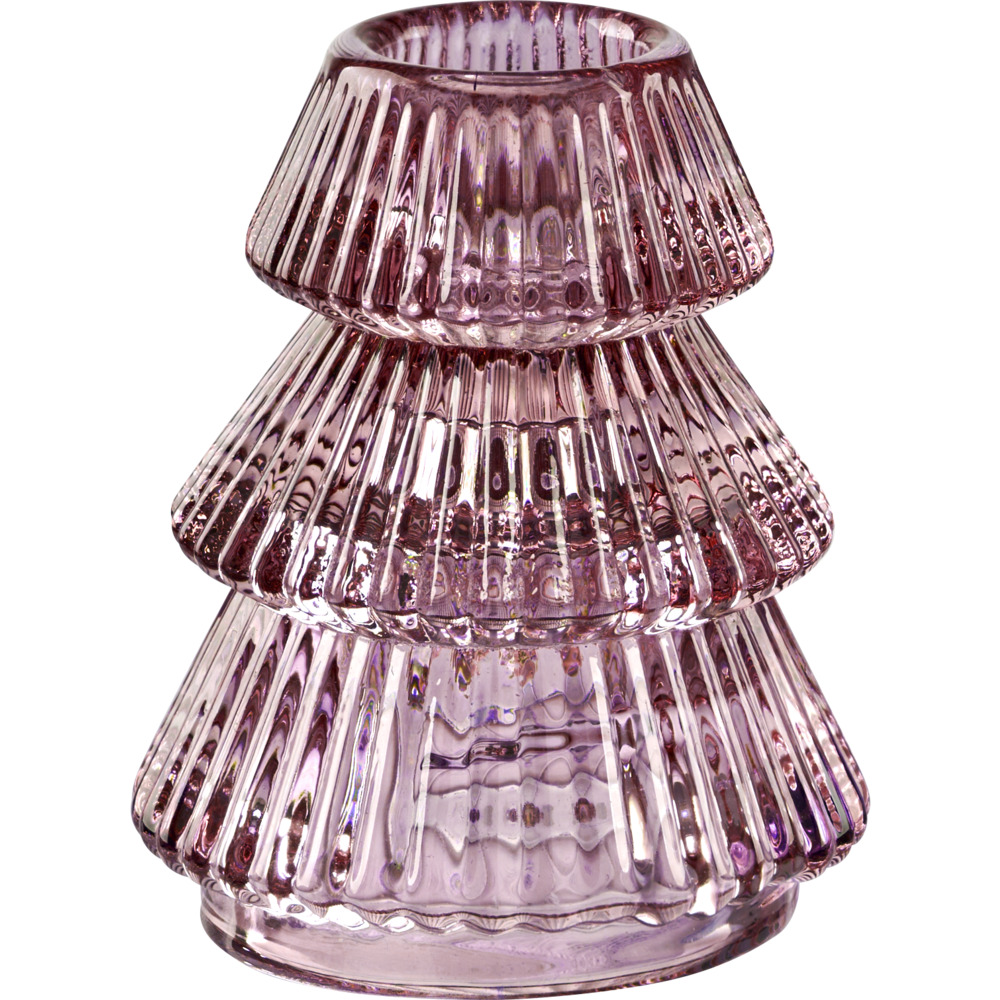 Kerzenhalter für Spitzkerzen aus Glas, 3-fach sortiert image number 3