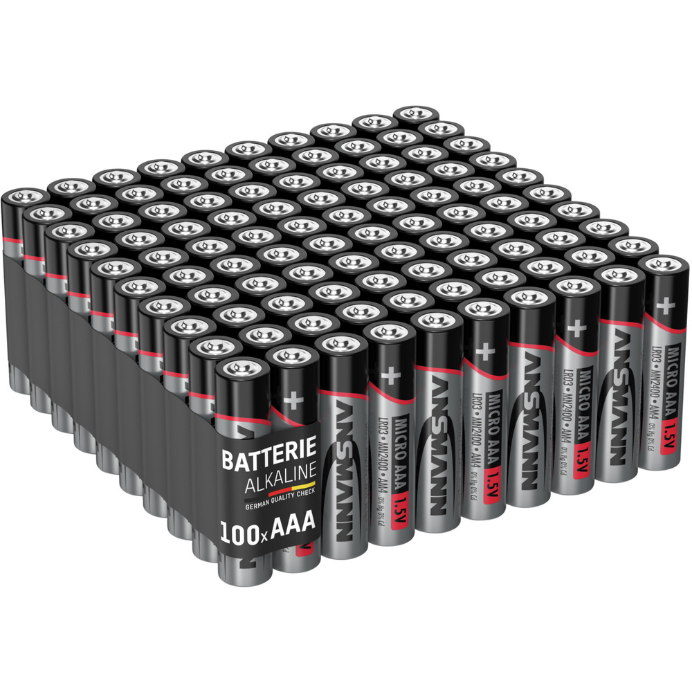 ANSMANN Alkaline Batterie Micro AAA / LR03 100er-Box image number 0