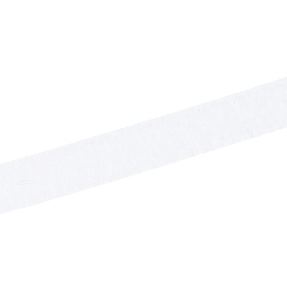 Flauschband selbstklebend 20 mm weiß, Klettband Meterware