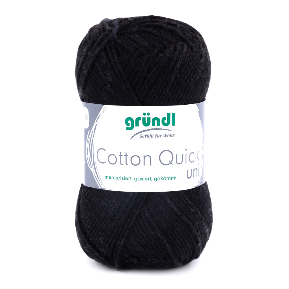 Cotton Quick Uni 50 g Schwarz