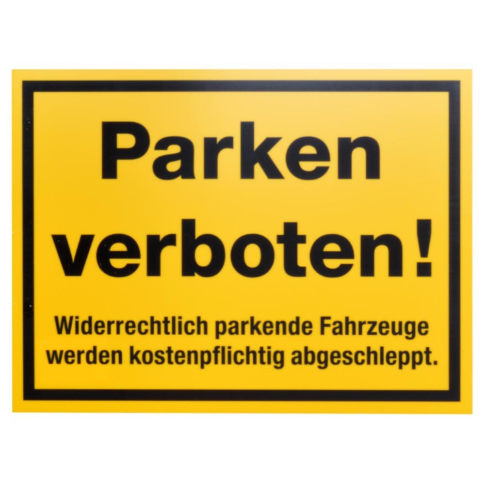 Schild Parken verboten 400 x 300 mm image number 0