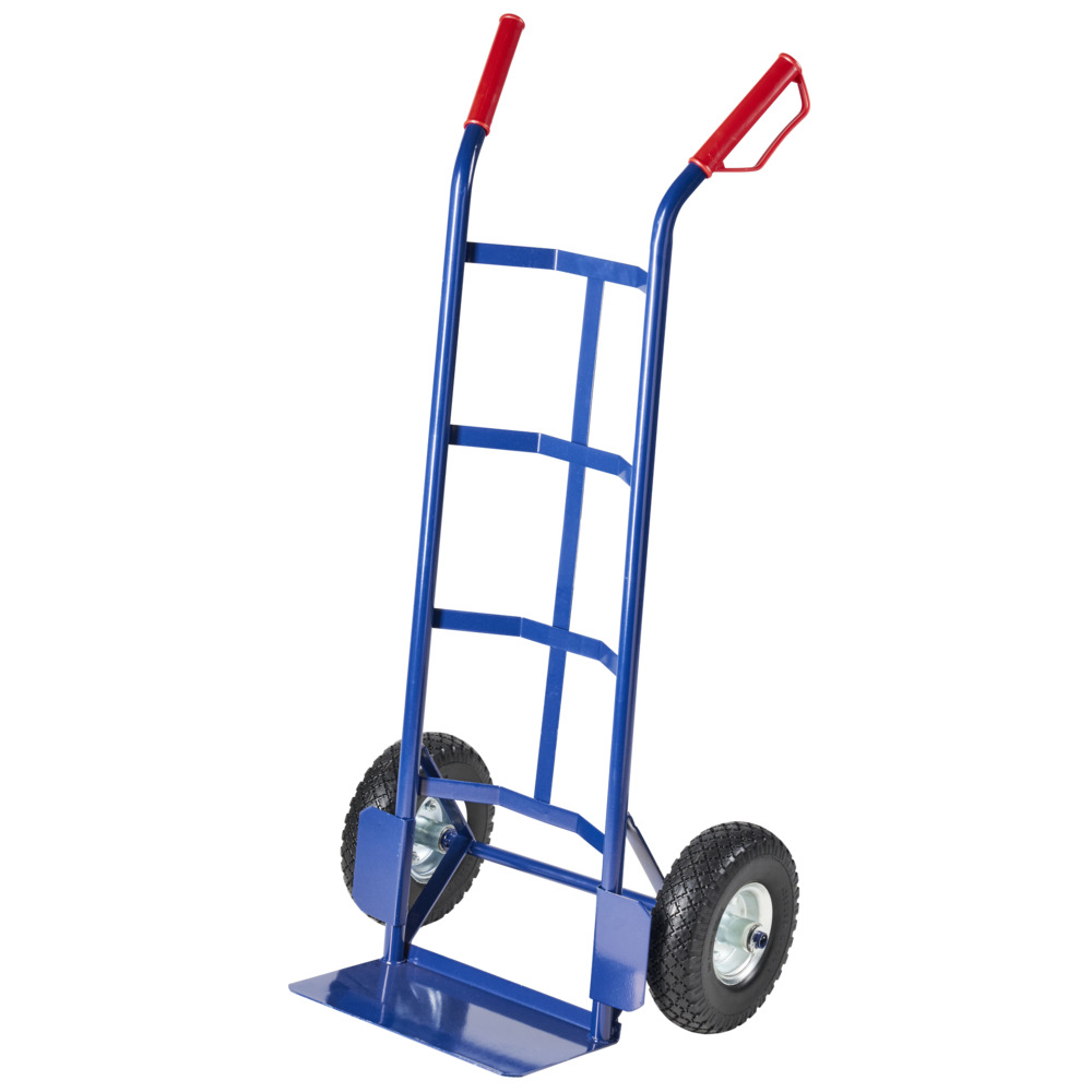 Sackkarre 150 kg mit Stahlrohrgestell pannensichere PU-Vollgummi-R&auml;der image number 0
